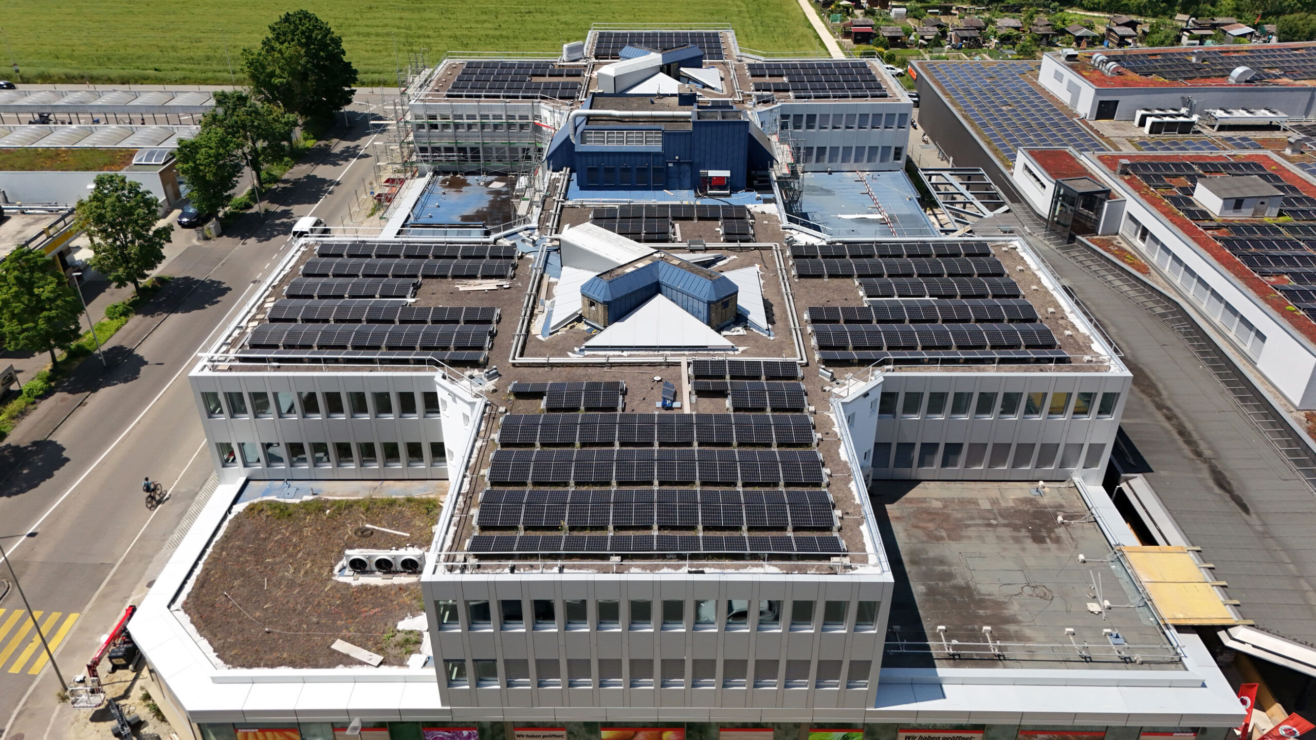 Mühlematt shopping solar installation