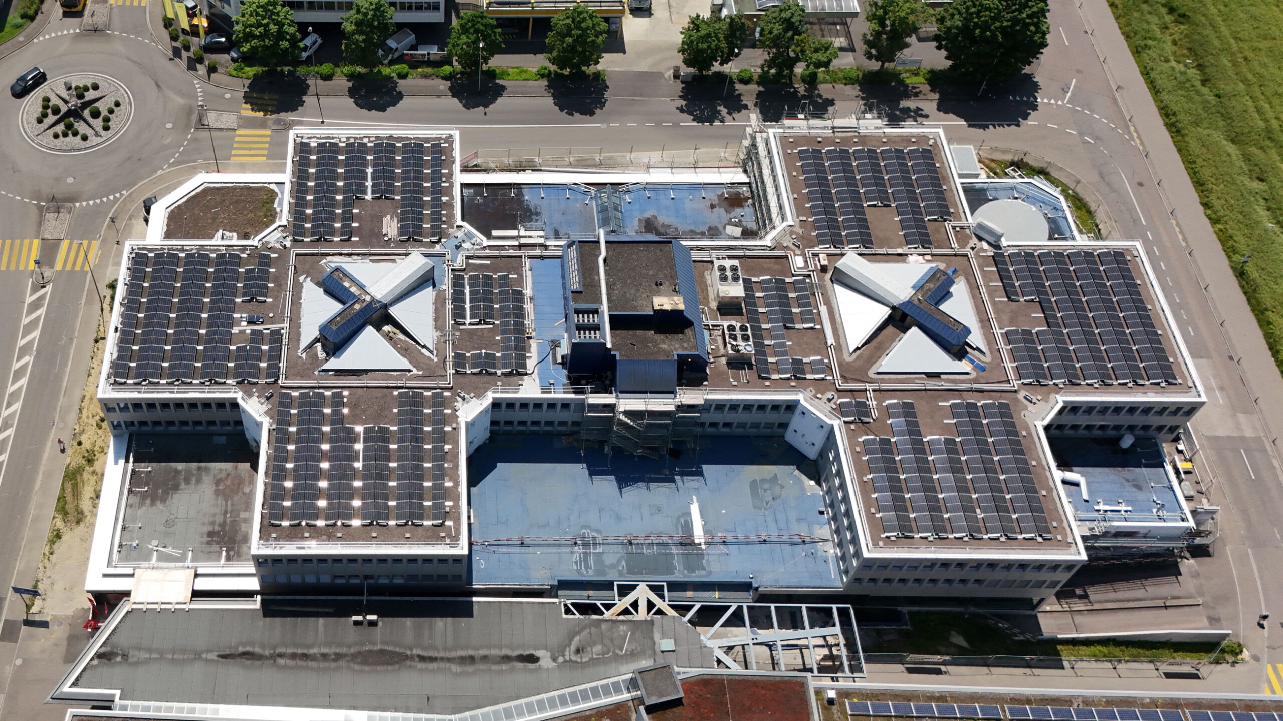 Mühlematt shopping solar installation