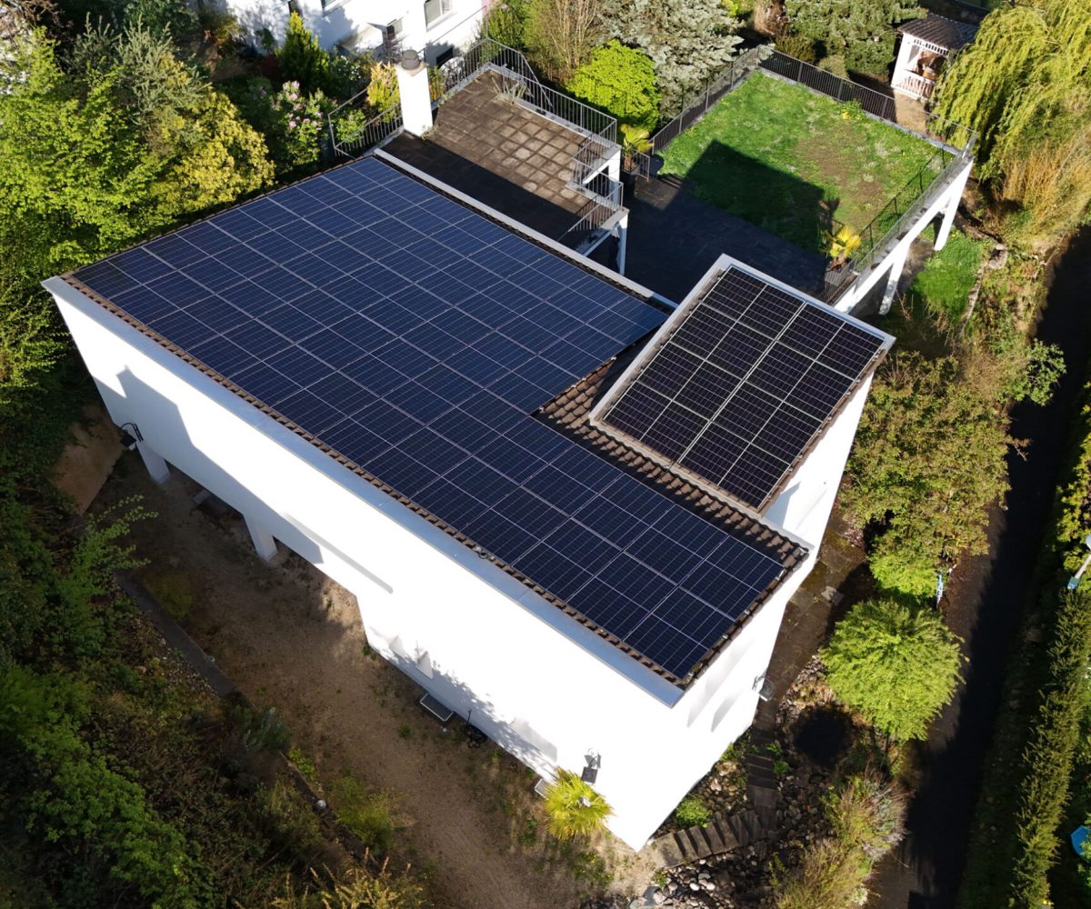 Einfamilienhaus Dornach Basel solaranlage
